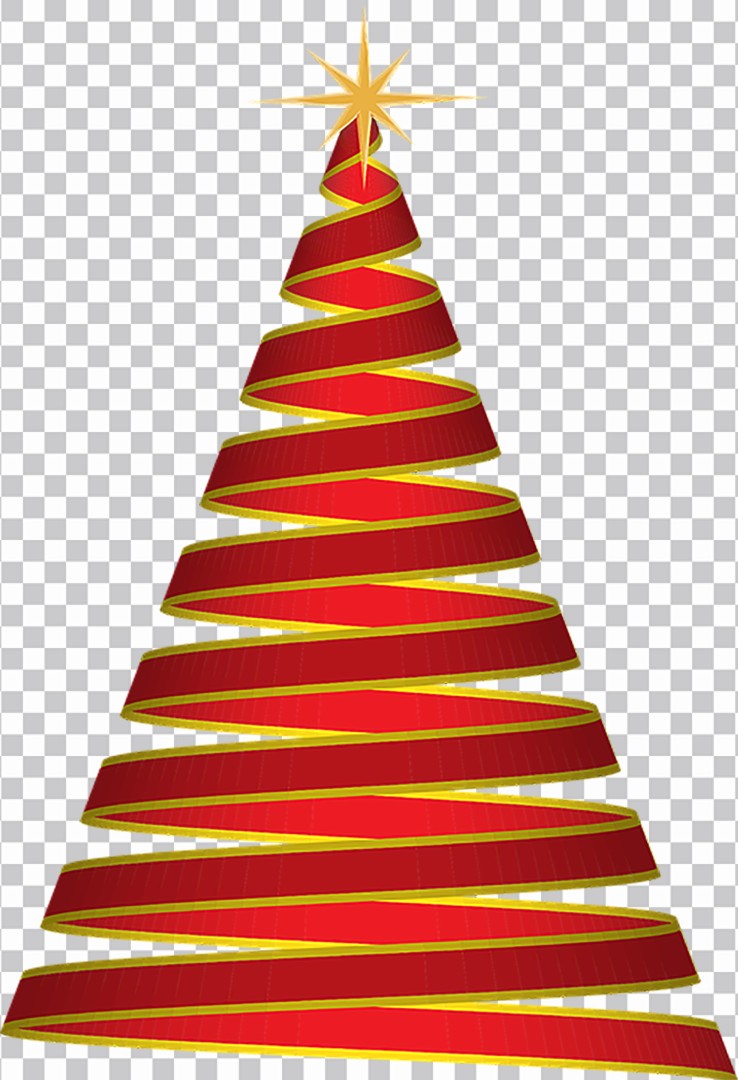 Árvore Vermelha De Natal Clipart Hd Png Background