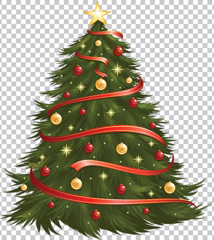 Baixar Imagens Em Png Da Árvore De Natal Realista E Feliz